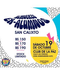 Almuerzo Exalumnos Promo 99 - 25 Años San Calixto