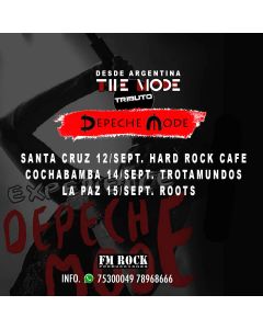 Experience Depech Mode - La Paz - 15 de septiembre